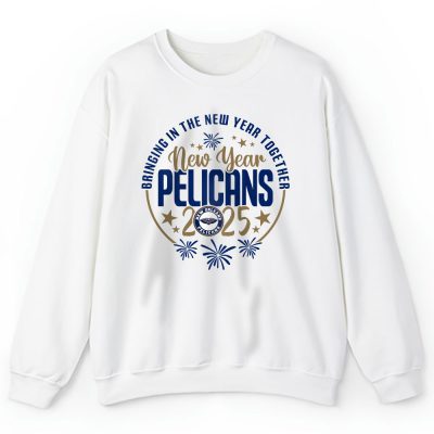 New Orleans Pelicans Happy New Year NBA Bringing In The New Year Together Unisex Sweatshirt TAS23949