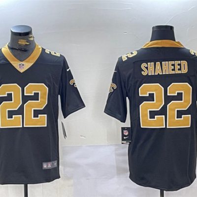 New Orleans Saints #22 Rashid Shaheed Black Vapor Limited Football Stitched Jersey