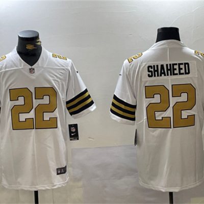 New Orleans Saints #22 Rashid Shaheed White Vapor Limited Football Stitched Jersey