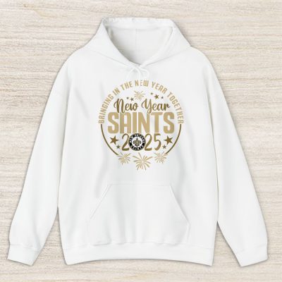 New Orleans Saints Happy New Year NFL Bringing In The New Year Together Unisex Hoodie TAH23940