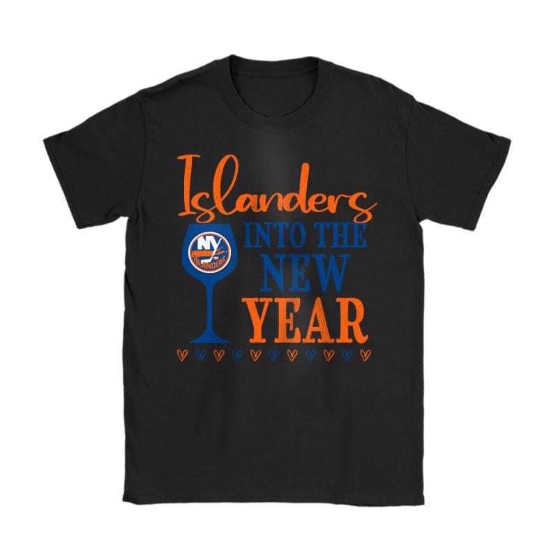 New York Islanders Happy New Year NHL Gift For Fan Cheers To A New Year Unisex T-Shirt Cotton Tee TAT23968