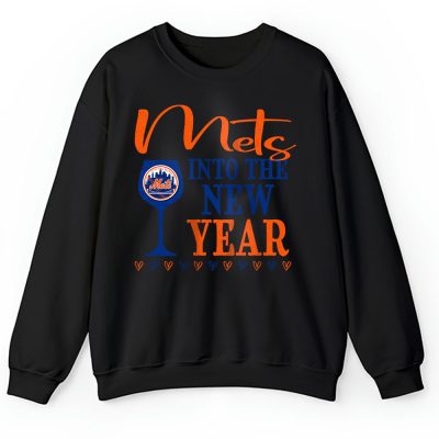 New York Mets Happy New Year MLB Gift For Fan Cheers To A New Year Unisex Sweatshirt TAS23988