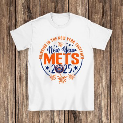 New York Mets Howdy New Year MLB Bringing In The New Year Together Unisex T-Shirt Cotton Tee TAT23989