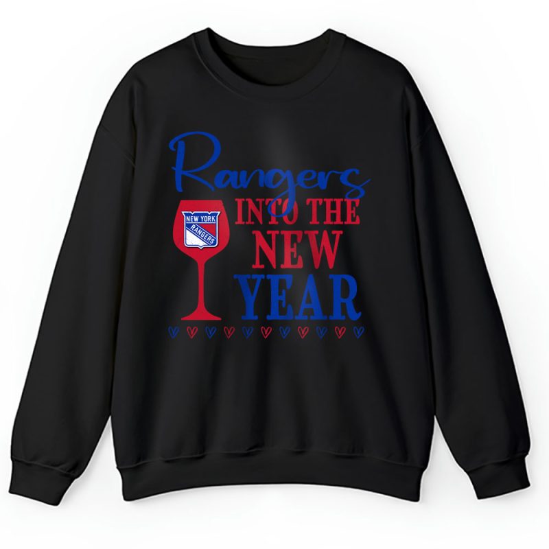 New York Rangers Happy New Year NHL Gift For Fan Cheers To A New Year Unisex Sweatshirt TAS23993