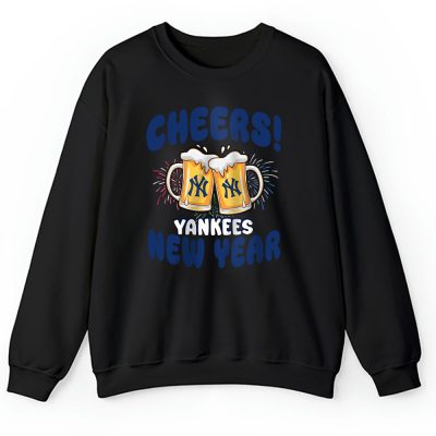 New York Yankees Happy New Year MLB Gift For Fan Hello 2025 Unisex Sweatshirt TAS23998