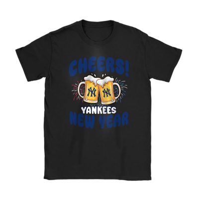 New York Yankees Happy New Year MLB Gift For Fan Hello 2025 Unisex T-Shirt Cotton Tee TAT23998