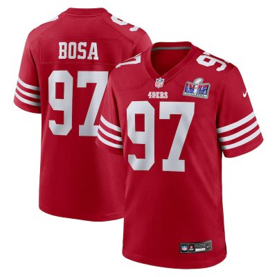 Nick Bosa San Francisco 49ers Super Bowl LVIII Game Jersey - Scarlet