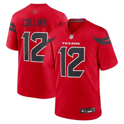 Nico Collins Houston Texans Alternate Game Jersey - Red