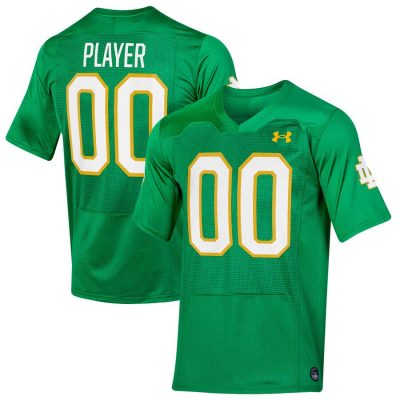 Notre Dame Fighting Irish Under Armour NIL Pick-A-Player Replica Football Jersey - Kelly Green