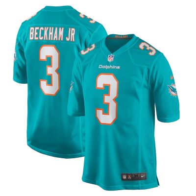 Odell Beckham Jr. Miami Dolphins Game Jersey - Aqua