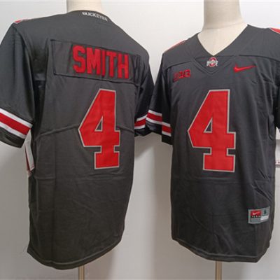 Ohio State Buckeyes #4 Jeremiah Smith Black 2023 Limited Stitched Jersey