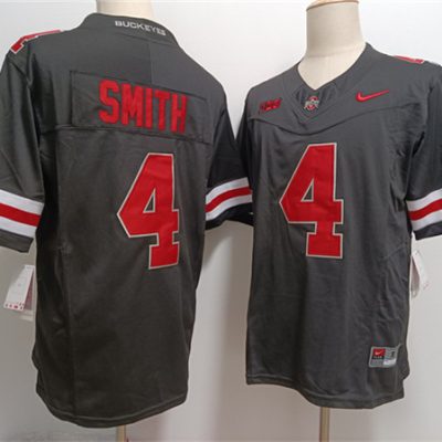 Ohio State Buckeyes #4 Jeremiah Smith Black F.U.S.E. Limited Stitched Jersey