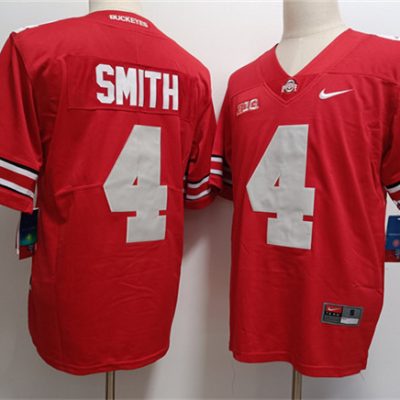 Ohio State Buckeyes #4 Jeremiah Smith Red 2023 Limited Stitched Jersey