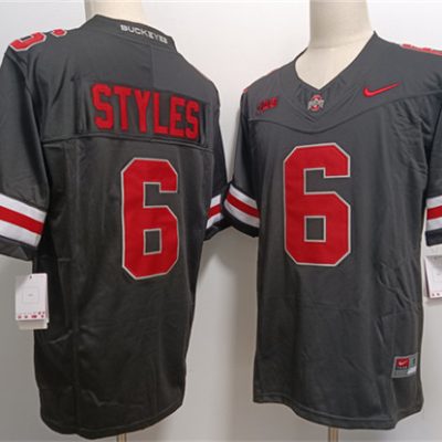 Ohio State Buckeyes #6 Sonny Styles Black 2023 F.U.S.E. Limited Stitched Jersey