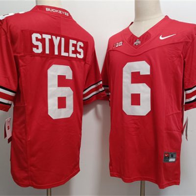 Ohio State Buckeyes #6 Sonny Styles Red 2023 F.U.S.E. Limited Stitched Jersey