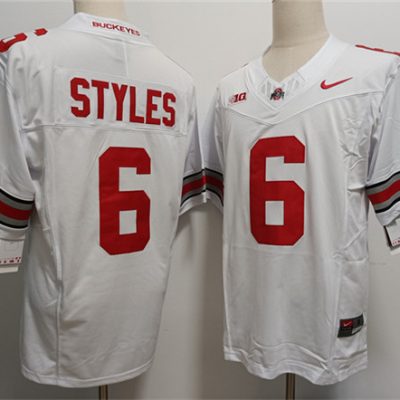 Ohio State Buckeyes #6 Sonny Styles White 2023 F.U.S.E. Limited Stitched Jersey