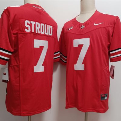 Ohio State Buckeyes #7 C.J. Stroud Red F.U.S.E. Limited Stitched Jersey