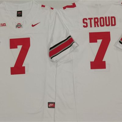 Ohio State Buckeyes #7 C.J. Stroud White F.U.S.E. Limited Stitched Jersey