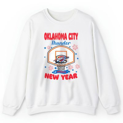 Oklahoma City Thunder Happy New Year NBA Gift For Fan Unisex Sweatshirt TAS24013