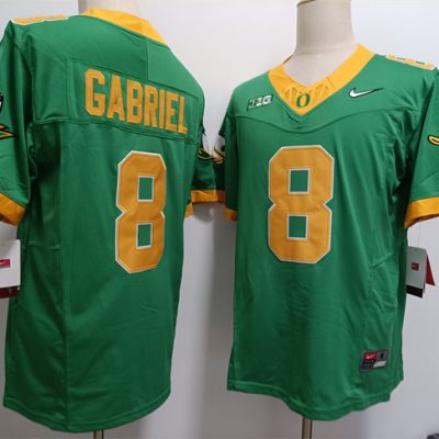 Oregon Ducks #8 Dillon Gabriel Green F.U.S.E. Stitched Jersey