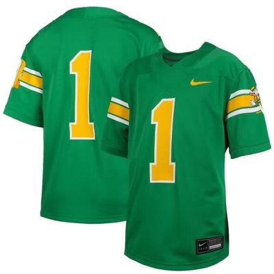 Oregon Ducks Active Player Custom Green Stitched Game Jersey