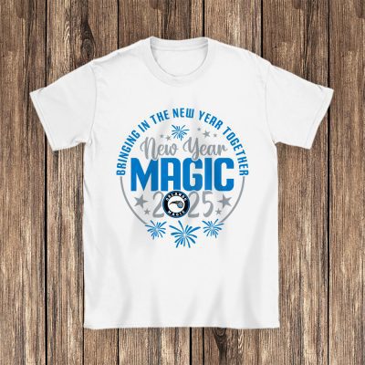 Orlando Magic Happy New Year NBA Bringing In The New Year Together Unisex T-Shirt Cotton Tee TAT24016