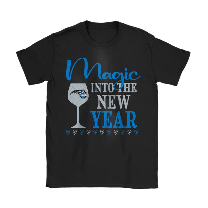 Orlando Magic Happy New Year NBA Gift For Fan Cheers To A New Year Unisex T-Shirt Cotton Tee TAT24015