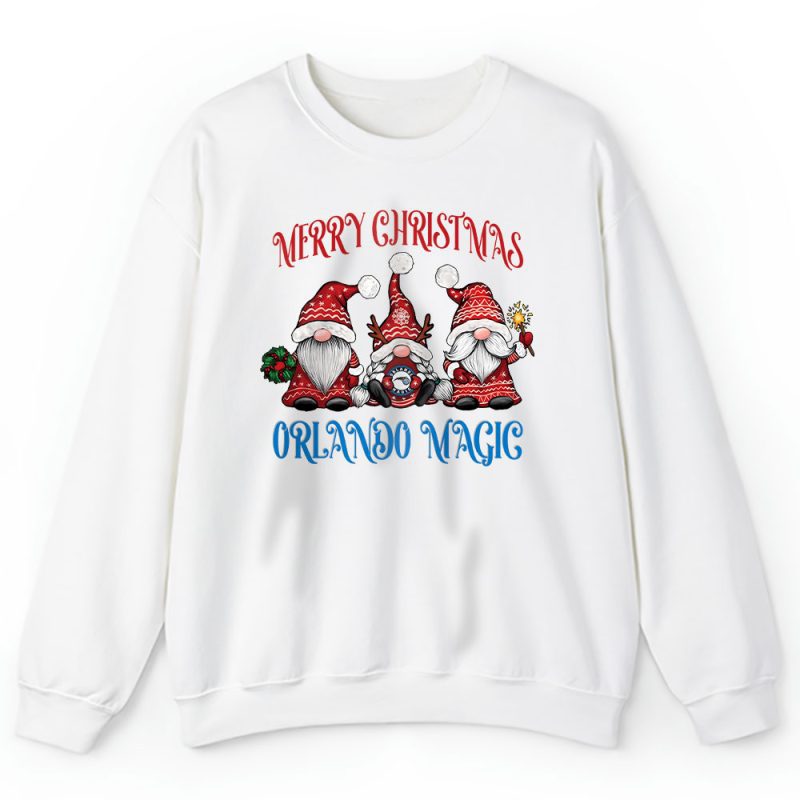 Orlando Magic Merry Christmas NBA Gift For Fan Christmas Gnomes Unisex Sweatshirt TAS24283