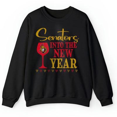 Ottawa Senators Happy New Year NHL Gift For Fan Cheers To A New Year Unisex Sweatshirt TAS24021