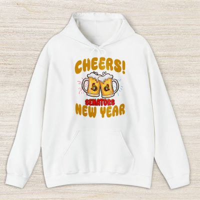 Ottawa Senators Happy New Year NHL Gift For Fan Hello 2025 Unisex Hoodie TAH24020