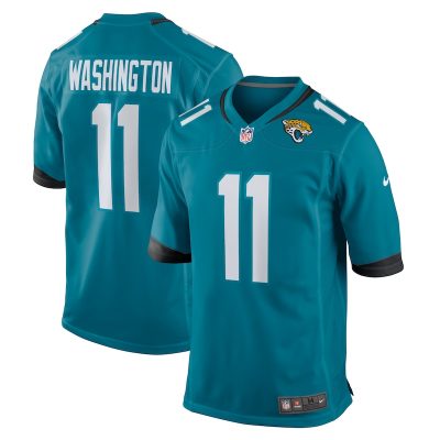 Parker Washington Jacksonville Jaguars Team Game Jersey - Teal