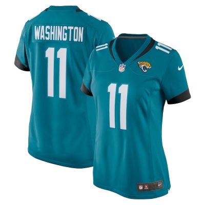 Parker Washington Jacksonville Jaguars Women Team Game Jersey - Teal