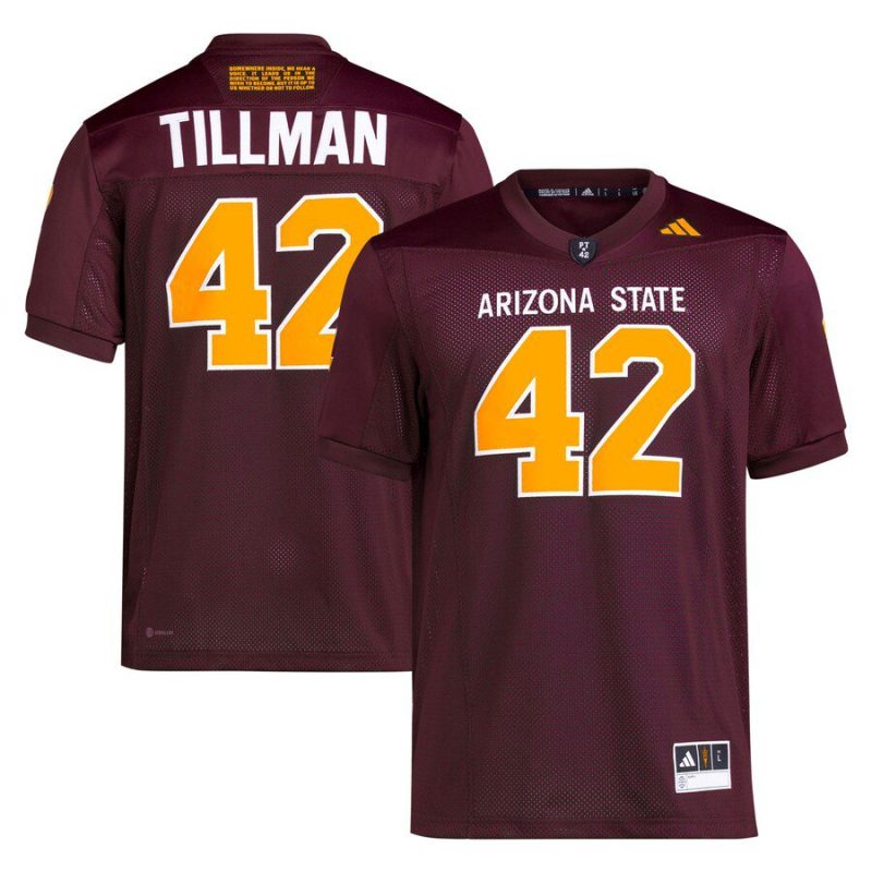 Pat Tillman Arizona State Sun Devils Premier Jersey - Maroon