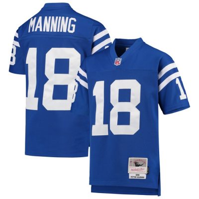 Peyton Manning Indianapolis Colts Youth 1998 Legacy Retired Player Jersey - Royal