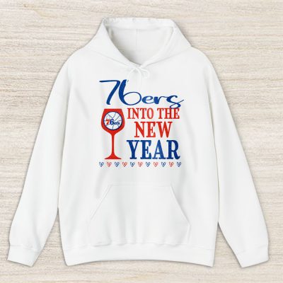 Philadelphia 76ers Happy New Year NBA Gift For Fan Cheers To A New Year Unisex Hoodie TAH24041