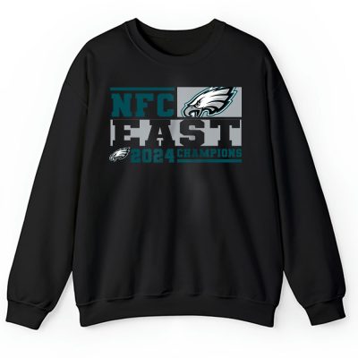 Philadelphia Eagles 2024 Nfc East Division Champions Locker Room Trophy Unisex Sweatshirt TAS25097