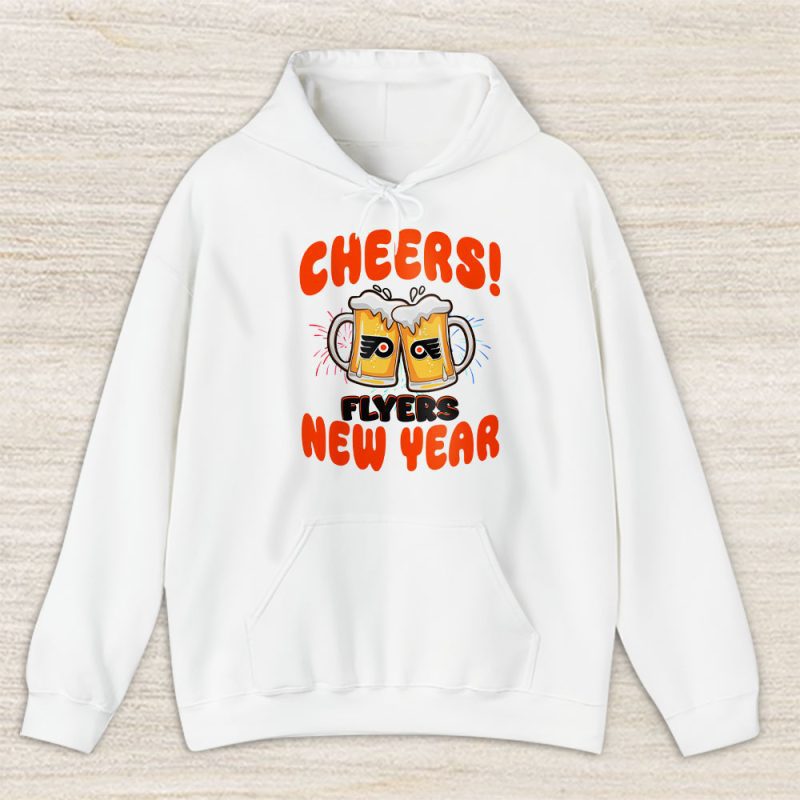 Philadelphia Flyers Happy New Year NHL Gift For Fan Hello 2025 Unisex Hoodie TAH24026