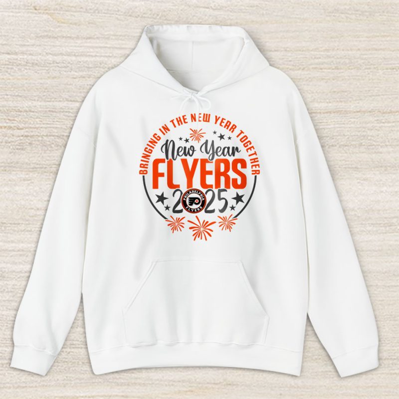 Philadelphia Flyers Howdy New Year NHL Bringing In The New Year Together Unisex Hoodie TAH24028