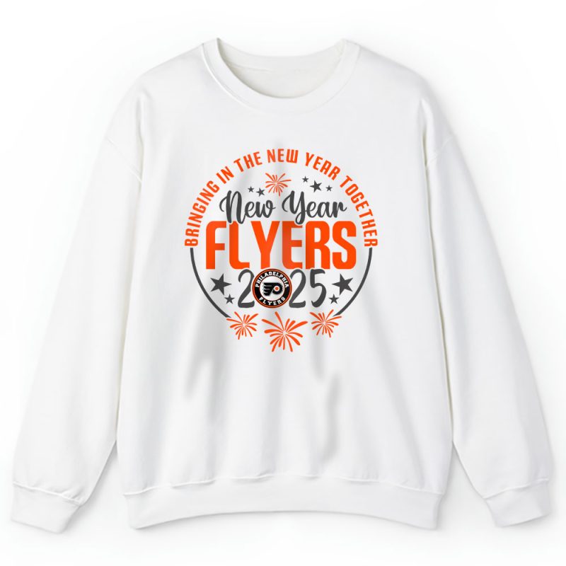 Philadelphia Flyers Howdy New Year NHL Bringing In The New Year Together Unisex Sweatshirt TAS24028