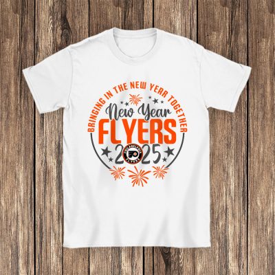 Philadelphia Flyers Howdy New Year NHL Bringing In The New Year Together Unisex T-Shirt Cotton Tee TAT24028