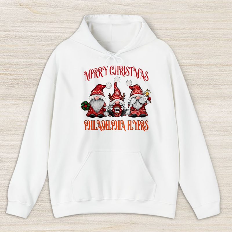 Philadelphia Flyers Merry Christmas NHL Gift For Fan Christmas Gnomes Unisex Hoodie TAH24285