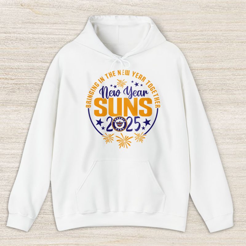 Phoenix Suns Happy New Year NBA Bringing In The New Year Together Unisex Hoodie TAH24053