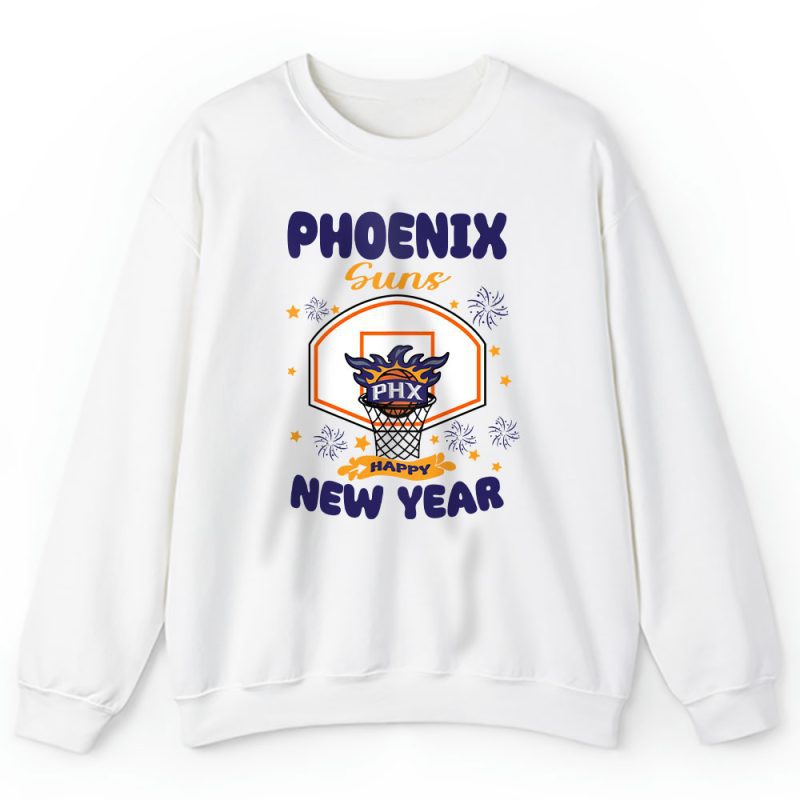 Phoenix Suns Happy New Year NBA Gift For Fan Unisex Sweatshirt TAS24056