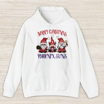 Phoenix Suns Merry Christmas NBA Gift For Fan Christmas Gnomes Unisex Hoodie TAH24288