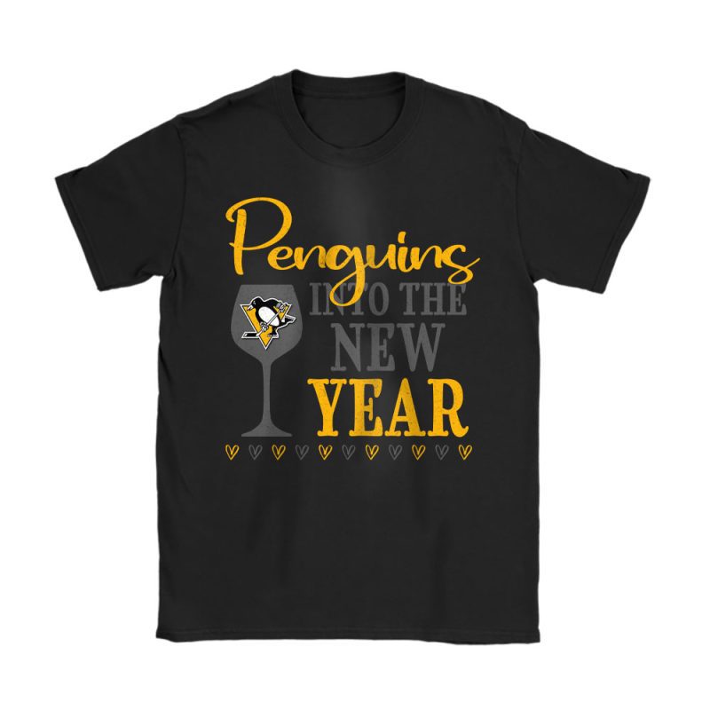 Pittsburgh Penguins Happy New Year NHL Gift For Fan Cheers To A New Year Unisex T-Shirt Cotton Tee TAT24077