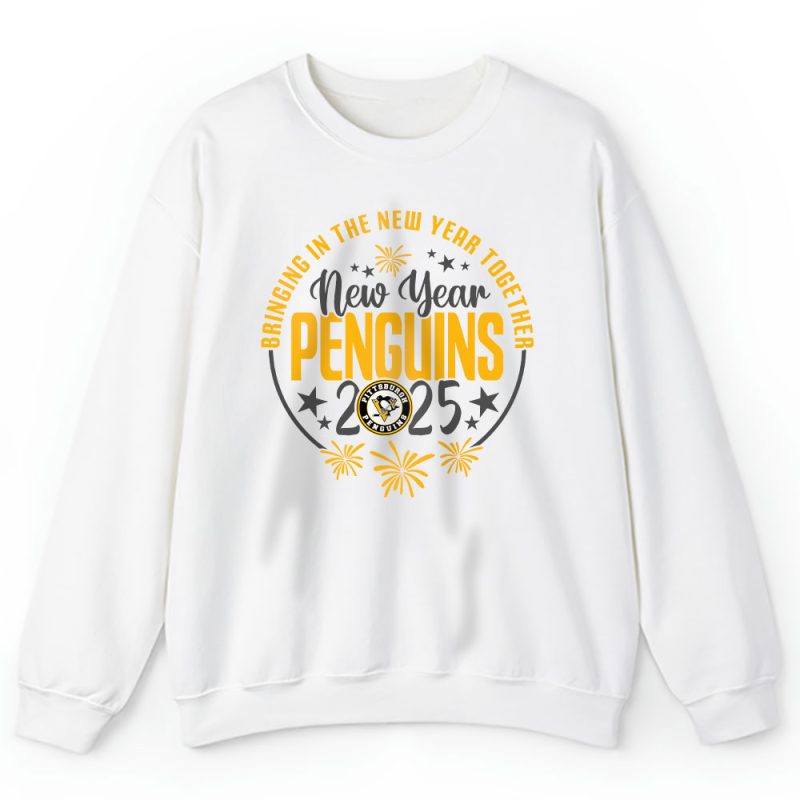 Pittsburgh Penguins Howdy New Year NHL Bringing In The New Year Together Unisex Sweatshirt TAS24078