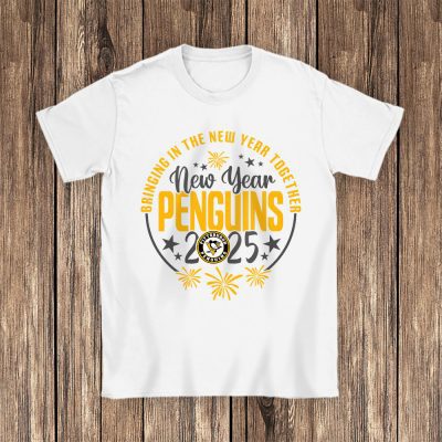 Pittsburgh Penguins Howdy New Year NHL Bringing In The New Year Together Unisex T-Shirt Cotton Tee TAT24078