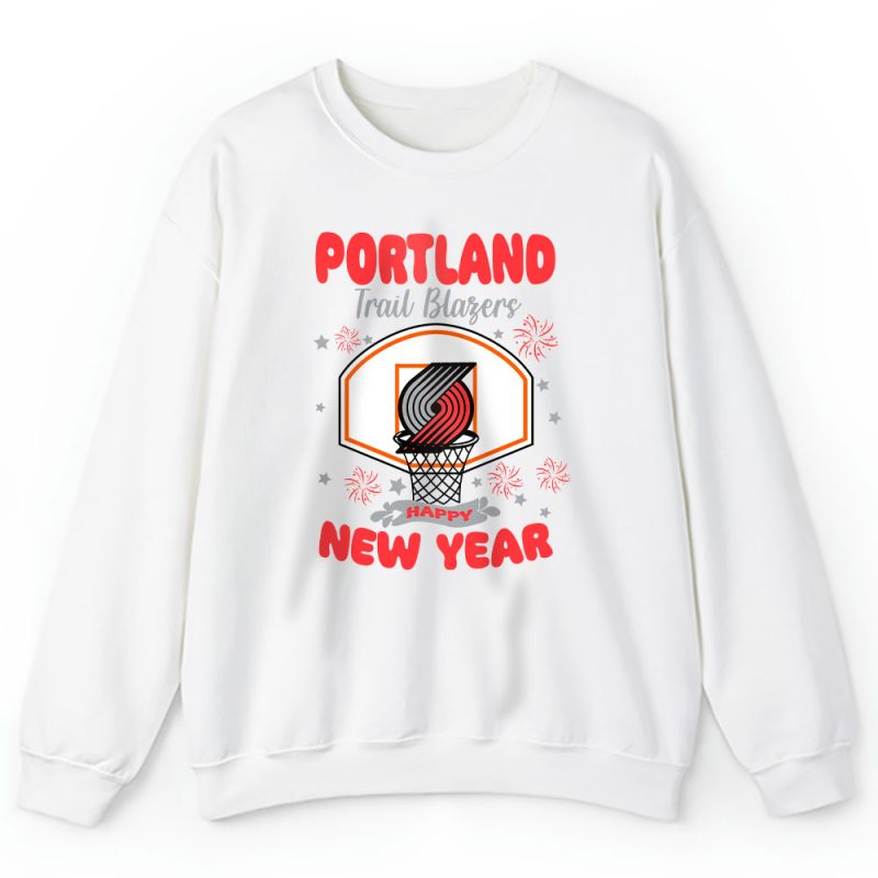 Portland Trail Blazers Happy New Year NBA Gift For Fan Unisex Sweatshirt TAS24075