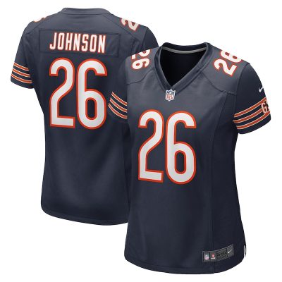 Quindell Johnson Chicago Bears Women Team Game Jersey - Navy