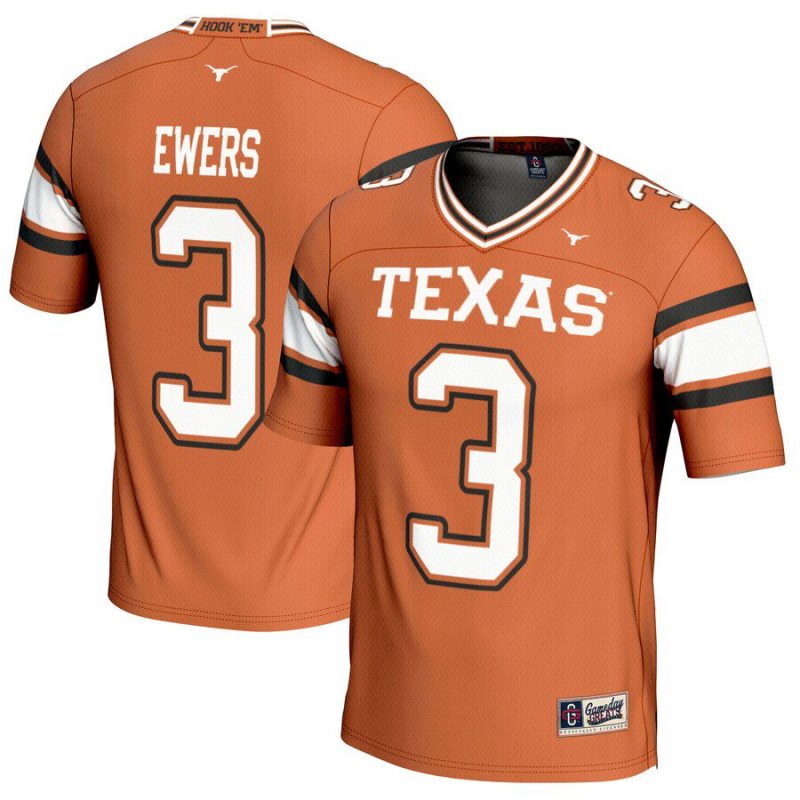 Quinn Ewers Texas Longhorns GameDay Greats Youth NIL Player Football Jersey - Texas Orange